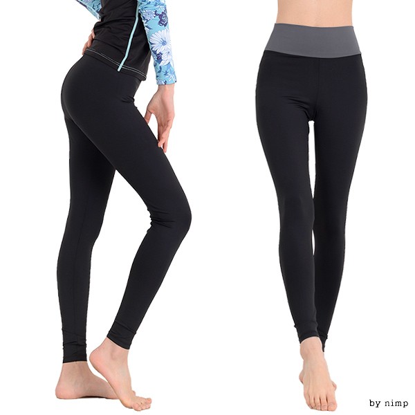 Quần legging thể thao tập yoga dây cao ALL4051 Rash Guard Phần 9