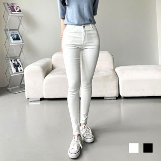 Vika Daily Span Skinny Pants Jeans Skinny Jeans Nữ Da Đen Trắng