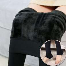 Quần legging lông cừu cao cấp (44-77) chải lông mùa đông cho bà bầu size lớn