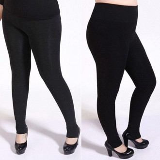 Quần legging lông cừu size lớn (55-88) chải chuốt cho bà bầu mùa đông XXL