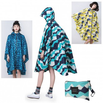 Serendi Design Poncho Áo Mưa Áo Mưa Áo Mưa Chống Thấm Nước Golf Leo Núi Xe Đạp