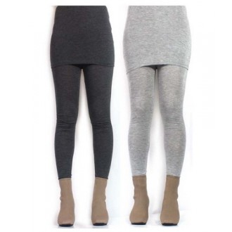 Quần legging váy 4 mùa vải thun free size