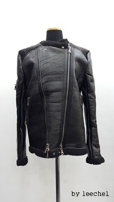 W1004 Unisex Da Lông Cừu Mustang Rider Jumper