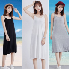 Áo tank top không tay kỳ nghỉ hè trượt dài trên bãi biển