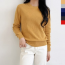 Áo len dệt kim hàng ngày bằng vải cotton cashmere 2L-CHE KR03W dành cho nữ