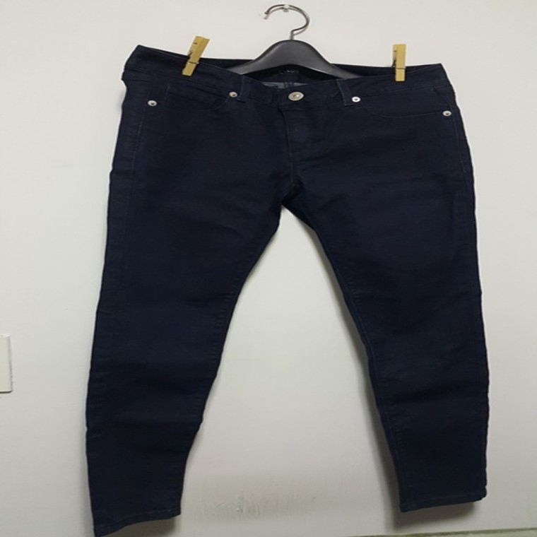 F0429 M size tối jean denim spandex quần denim skinny