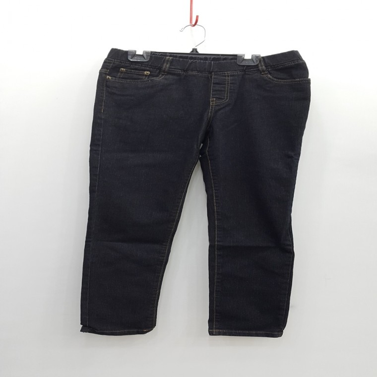 F1220 Quần jean denim thô bán đen cỡ M