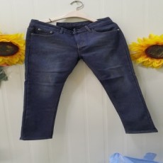 W702 Size L hình cầu giặt quần denim denim chải