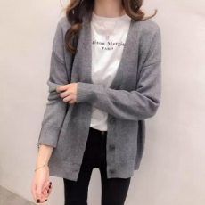 Áo cardigan nữ cài nút cơ bản cardigan trơn cơ bản 500371