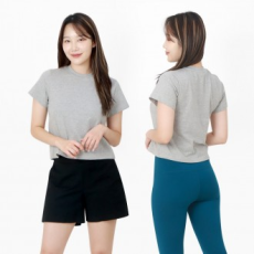 Áo thun ngắn tay crop top nữ KNA001