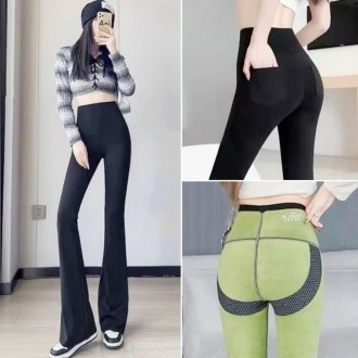 Quần legging dày mùa đông kiểu đáy chuông