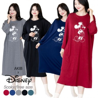 Chính hãng Disney đào chải overfit một mảnh đồ mặc nhà nữ dễ mặc đồ ngủ đồ ngủ mùa xuân thu đông liên mùa khuyến nghị