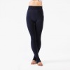 Quần legging thun lưng cao dáng thon gọn thời tiết lạnh quần legging 9/4 hải quân