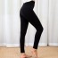 Quần legging vải modal ấm cúng lưng cao 9/4 size lớn quần legging L màu đen