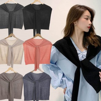 Áo len cardigan nữ điểm vai áo sơ mi hợp thời trang mềm mại nhiều lớp tự nhiên