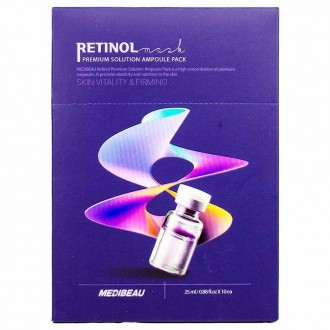 Mediview Retinol Premium Solution Ampoule Mask Pack 25ml 10 tờ