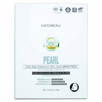 Mediview One Day Essential Skin Care Mask Pack 20ml - Ngọc Trai 10 tờ