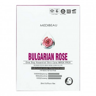 Mediview One Day Essential Mask Pack Bungari Rose 10 tờ