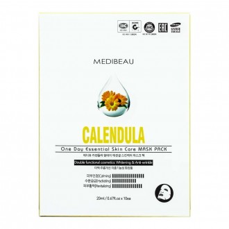 Mediview One Day Essential Mask Pack Calendula 10 tờ