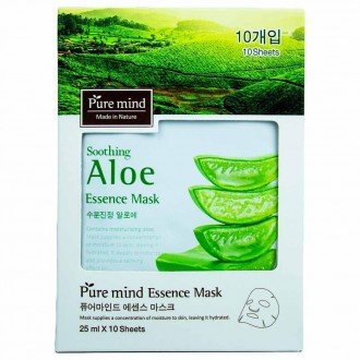 Mặt nạ tinh chất Pure Mind 25ml 10 gói - Lô hội