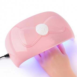 Đèn gel ruy băng màu hồng Đèn LED UV cảm biến tự động 54w