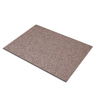 Thảm chùi chân cuộn hai tông màu Magic Clean 120X100cm/be + nâu