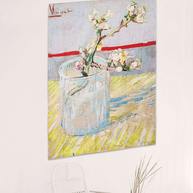 Poster vải Van Gogh Hoa hạnh nhân M