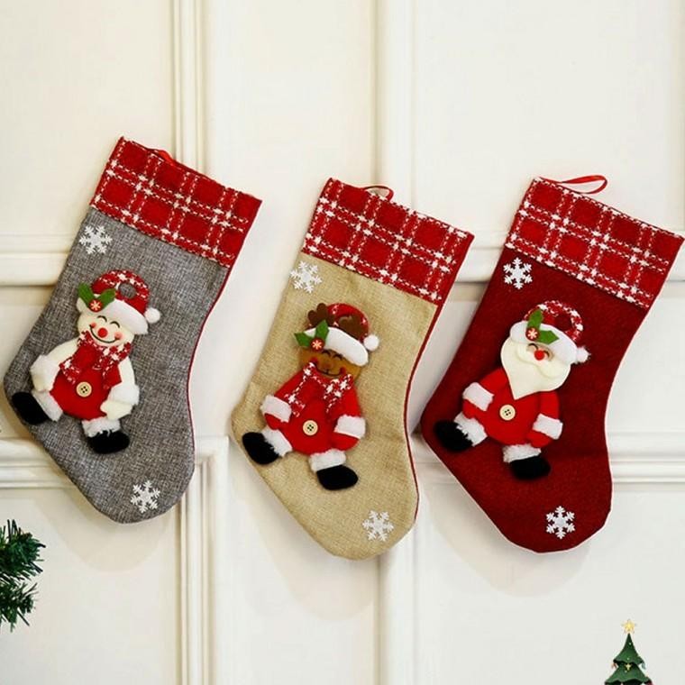 DS Giáng Sinh Quà Tặng Giáng Sinh Deco Tất Santa Nudolph Người Tuyết Quà Tặng Bảo Quản Tất Nhà Thờ Văn Phòng Nhà Nhà Trẻ Trung Tâm Mẫu Giáo