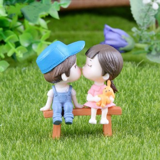 Băng ghế dự bị dễ thương Couple Kiss Mini 3 Loại SET Miniature