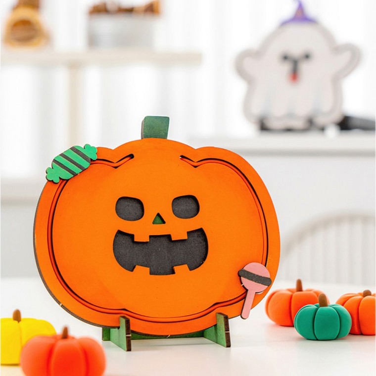 Vật liệu vui chơi Halloween Tự làm khung bảng hiệu đèn neon (bí ngô)