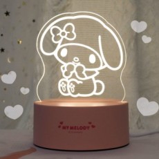 Sanrio My Melody Acrylic Đèn tâm trạng