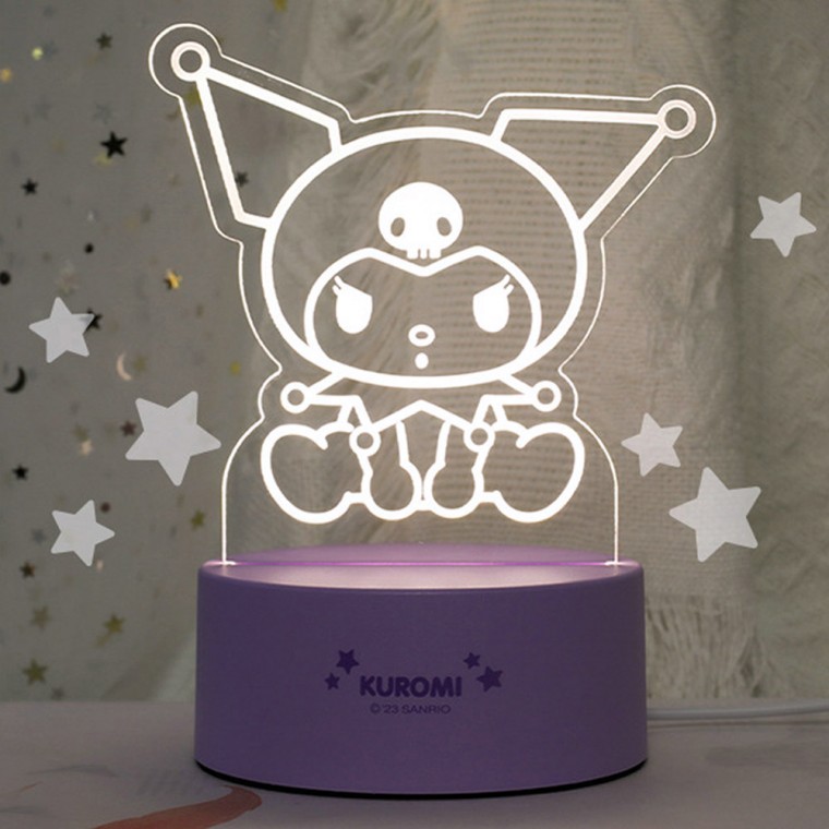 Đèn tâm trạng acrylic Sanrio Kuromi