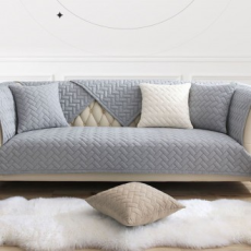 Sofa Vải Triển lãm đặc biệt Bắc Âu Bộ sưu tập được đề xuất rộng rãi Vỏ bọc 3 chỗ Sofa Vỏ 4 chỗ