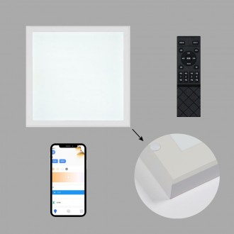 Đèn LED chiếu sáng IOT Eco Teac Điều khiển từ xa Trực tiếp 60W Đèn chiếu sáng thông minh Bluetooth làm mờ ba màu