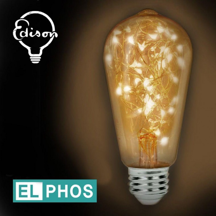 Bóng đèn LED Elforce ST64 Milky Way Addison Cafe Lighting Dama