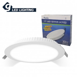 Bóng đèn LED khô mỏng 30W ánh sáng ban ngày 203mm