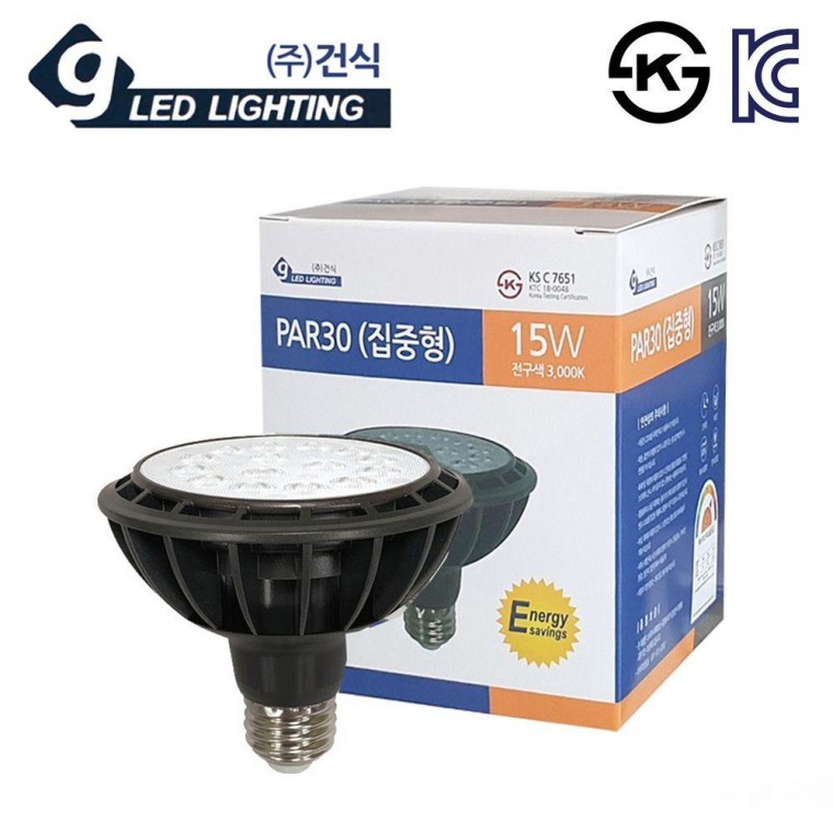 Bóng đèn PAR30 khô màu PAR30 đậm đặc Bóng đèn LED 15W