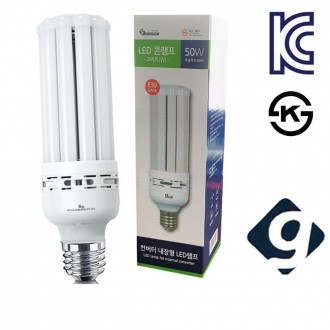 Đèn LED ngô khô Ánh sáng ban ngày 50W E39 Bóng đèn chuyển đổi công suất cao