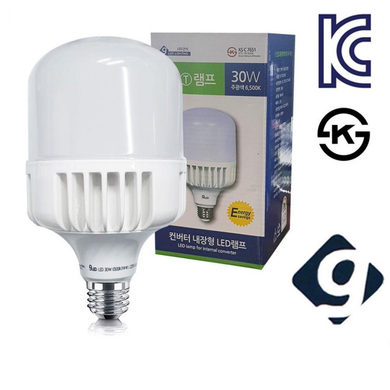 Đèn LED hình trụ khô ánh sáng ban ngày 30W E26 chuyển đổi Bóng đèn chữ U