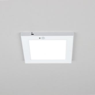 Thessen LED Eco 6 inch Slim Edge Cảm biến vuông 12W Hành lang cầu thang hiên nhà không nhấp nháy