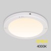 Đèn LED cảm biến tròn viền 8 inch 20W trắng chính sản xuất trong nước