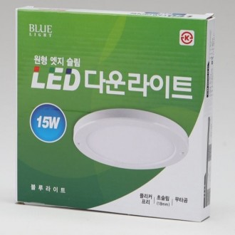 Bóng đèn LED tròn viền trực tiếp 6 inch 15W KC