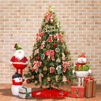 180cm Happy Cookie New Real Pine Needle Full Set Tree Party Trang trí tiệc