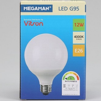 LED bóng-gu cấp 1 MEGA 12W G95 Jubaek KS