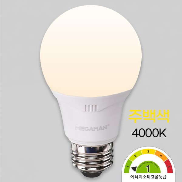 Bóng LED Loại 1 MEGA 8W Trắng Chính KS A60