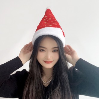 Trang phục trang phục ông già Noel Giáng sinh Twinkle Star Santa Hat