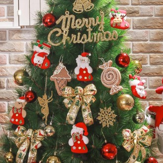 Bộ trang trí quà tặng ông già Noel 150cm trang trí cây thông Noel