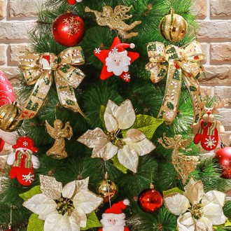 Bộ trang trí búp bê Noel 120cm trang trí cây thông Noel