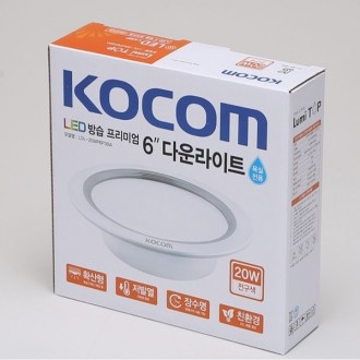 Bóng đèn LED Downlight 6 inch 20W (cho phòng tắm)