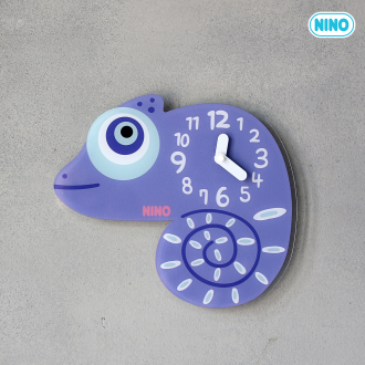 Đồng hồ treo tường acrylic không ồn Ninotime (tắc kè hoa so với)